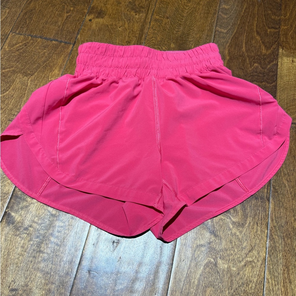 Lululemon Athletica Hot Pink Athletic Shorts